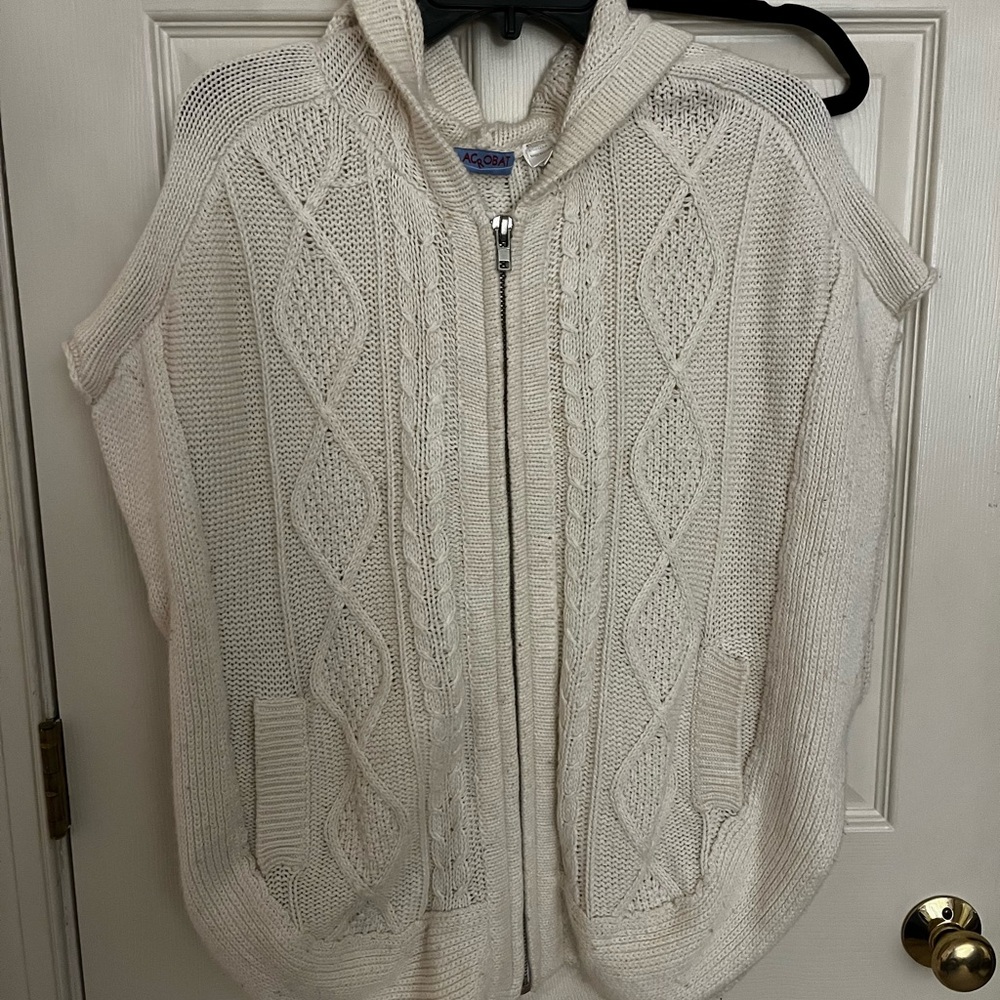 Cozy Beige Hooded Sweater